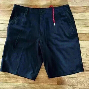O'Neill Men's Hybrid Chino Shorts Size 34 Black Casual Lightweight Breathable